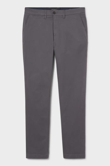 Hommes - Chino - regular fit - gris
