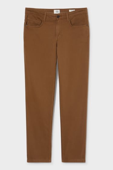 Uomo - Pantaloni - Slim Fit - havana