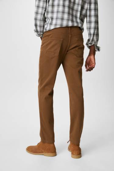 Uomo - Pantaloni - Slim Fit - havana