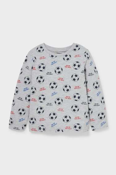 Children Boys - Long sleeve T-shirt - light gray-melange