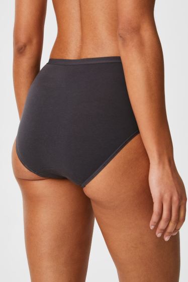 Women - Multipack of 3 - briefs - turquoise / black