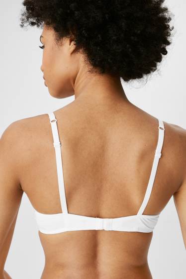 Women - Underwire bra - FULL COVERAGE - padded - white