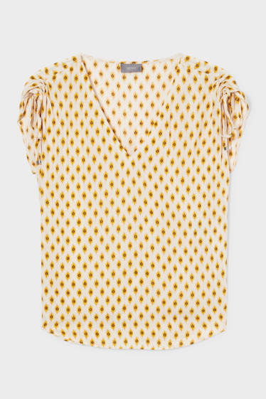 Dames - Blouse - oranje / geel