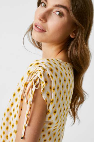 Dames - Blouse - oranje / geel