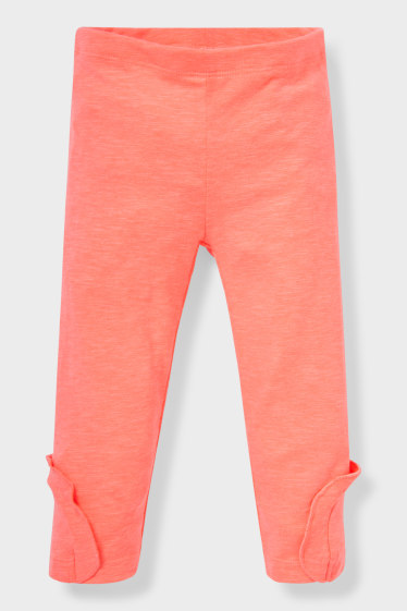 Enfants filles - Legging corsaire - rose fluo