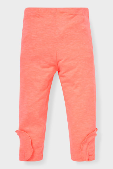 Enfants filles - Legging corsaire - rose fluo