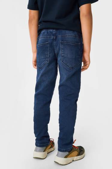 Kinder Buben - Tapered Jeans - jeansblau