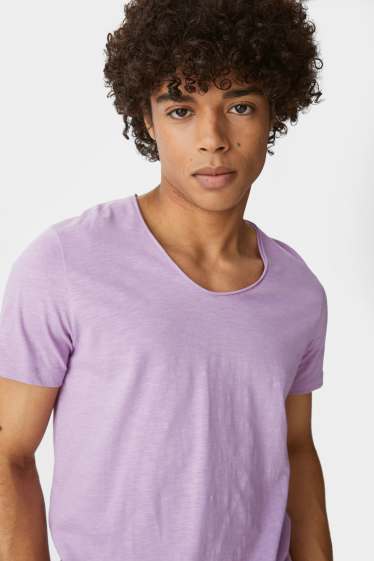 Uomo - CLOCKHOUSE - t-shirt - viola chiaro