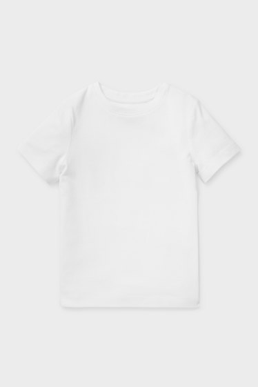 Children Boys - Short sleeve T-shirt - white