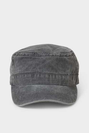 Hommes - Casquette - gris chiné