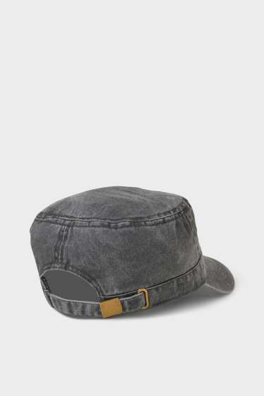 Hommes - Casquette - gris chiné