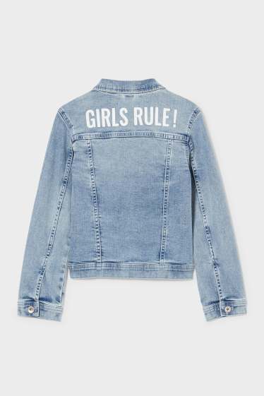 Kinder Mädchen - Jeansjacke - helljeansblau