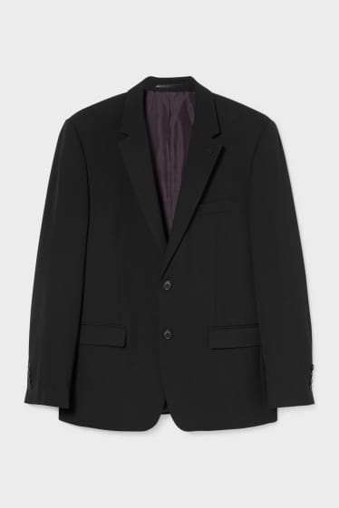 Men - Mix-and-match suit jacket - regular fit - stretch - black
