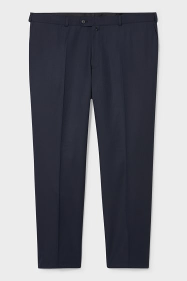 Hommes - Pantalon de costume - bleu foncé