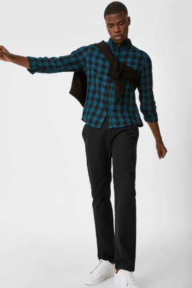 Men - Chinos - regular fit - black