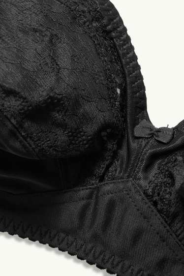 Women - Non-wired minimiser bra - black