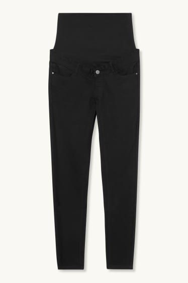 Damen - Umstandsjeans - Skinny Jeans - schwarz