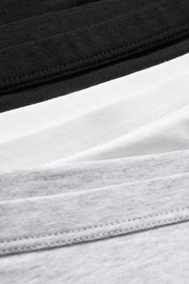 Children Girls - Multipack of 3 - shorts - white / black