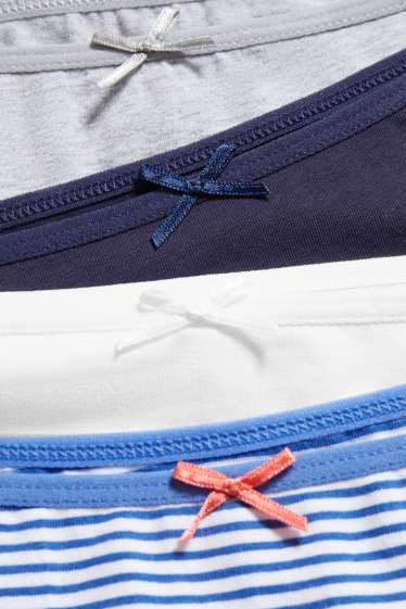 Dames - Set van 4 - hipster - blauw
