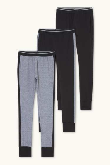 Children Boys - Multipack of 3 - long pants - black