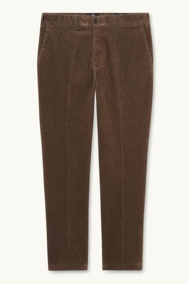 Herren - Cordhose - Regular Fit - braun