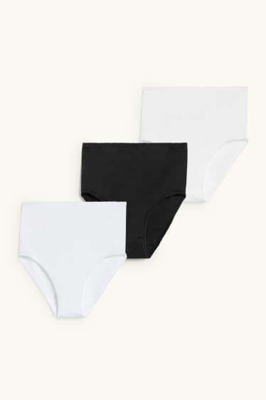 Femmes - Lot de 3 - culotte de grossesse - blanc