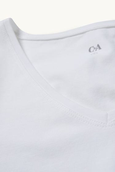 Femei - Multipack 2 buc. - tricou Basic - alb