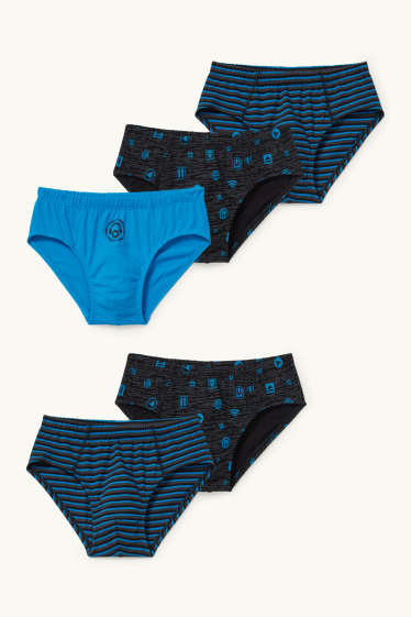 Kinder Jungen - Multipack 5er - Slip - blau