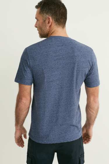 Heren - T-shirt - blauw