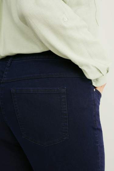 Femmes - Slim jean - mid waist - jean bleu