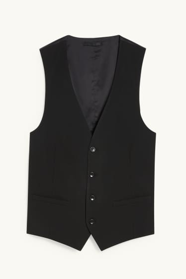 Men - Mix-and-match waistcoat - slim fit - Flex - LYCRA®  - black