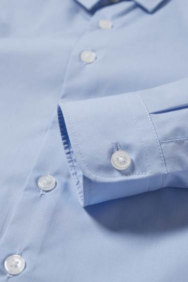 Kinderen: jongens - Overhemd - lichtblauw