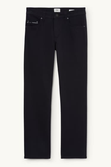 Hommes - Pantalon - regular fit - bleu foncé