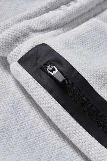 Kinder Jungen - Sweatshorts - weiß-melange
