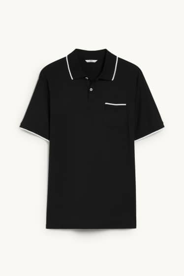 Men - Polo shirt - black