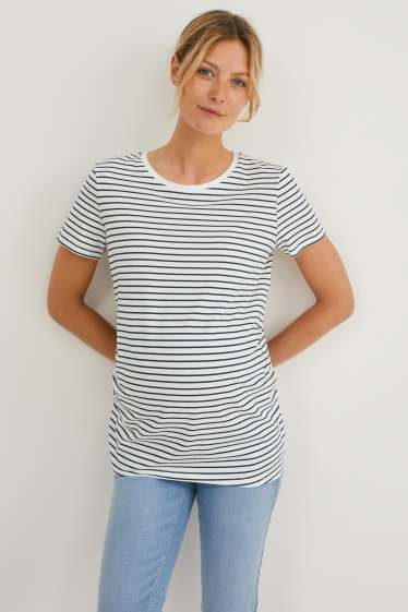 Femei - Multipack 2 buc. - tricou gravide - verde închis