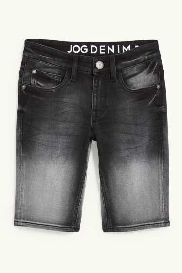 Kinder Jungen - Jeans-Shorts - Jog Denim - dunkeljeansgrau