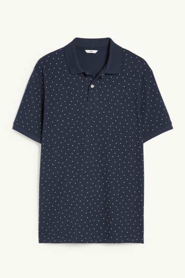 Heren - Poloshirt - donkerblauw