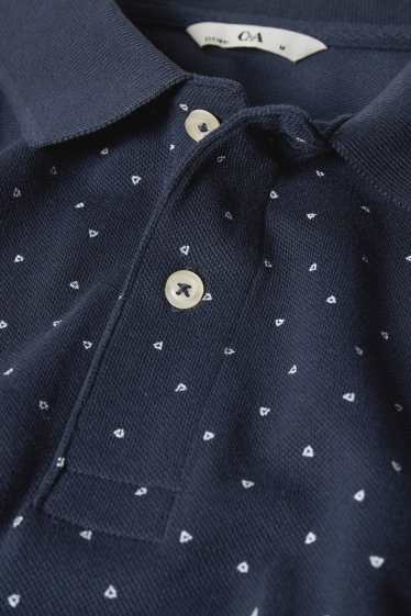 Heren - Poloshirt - donkerblauw