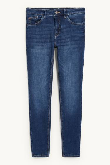 Damen - Skinny Jeans - Shaping Jeans - jeansblau