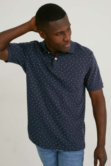Heren - Poloshirt - donkerblauw