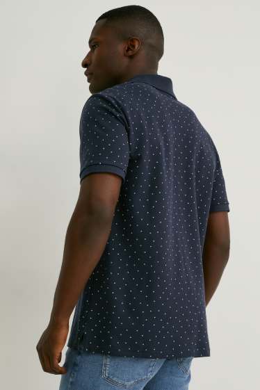 Heren - Poloshirt - donkerblauw