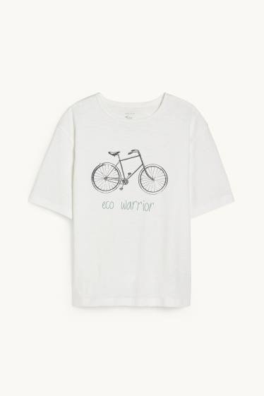 Children Boys - Short sleeve T-shirt - genderneutral - white