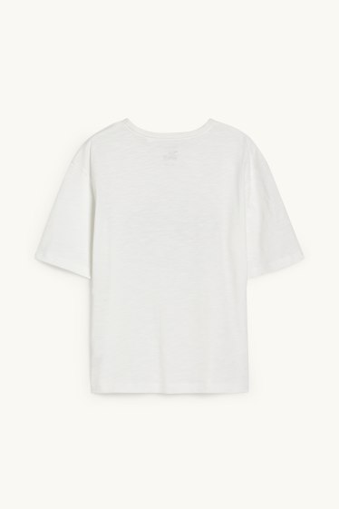 Children Boys - Short sleeve T-shirt - genderneutral - white