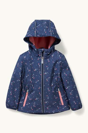 Enfants filles - Veste fonctionnelle à capuche - bleu foncé