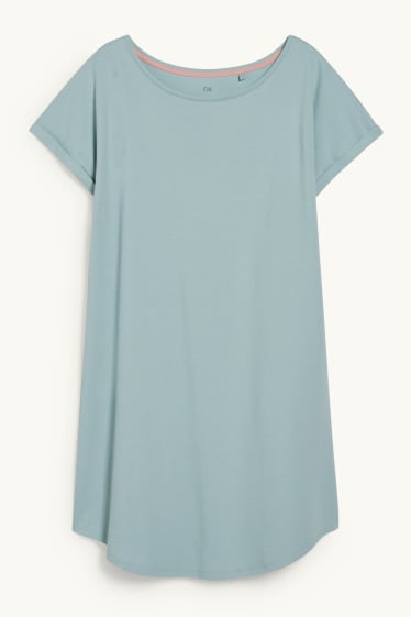 Mujer - Vestido estilo camiseta - verde menta