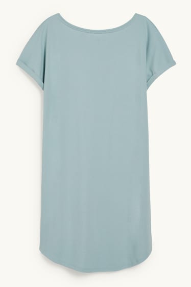 Mujer - Vestido estilo camiseta - verde menta
