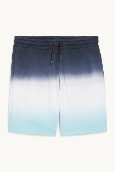 Enfants garçons - Short en molleton - bleu foncé