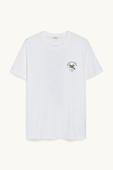 Herren - T-Shirt - weiß