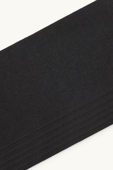 Women - Multipack of 6 - sheer ankle-highs - 20 denier - black